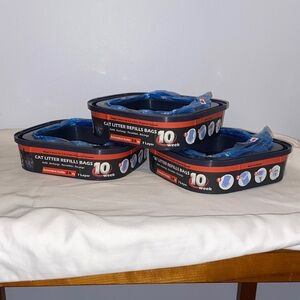 Cat litter refill cartridge set of three
